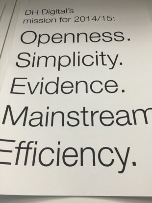 A poster on the wall at DH Digital