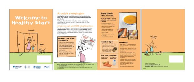 Example of Healthy Start leaflet